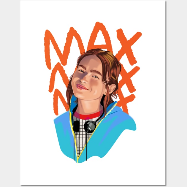 Max Mayfield Stranger Things Wall Art by Laksana Ardie Store
